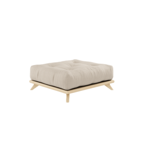 KARUP DESIGN Dřevěná podnožka SENZA krémová
