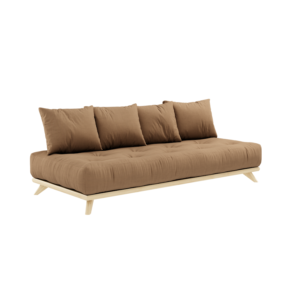 KARUP DESIGN Dřevěná pohovka SENZA hnědá 200 cm