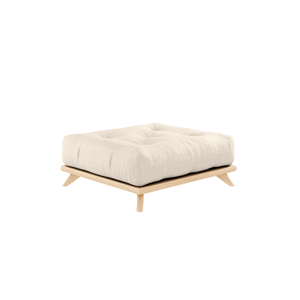 KARUP DESIGN Dřevěná podnožka SENZA béžová