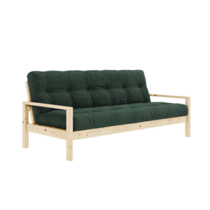 KARUP DESIGN Třímístná rozkládací pohovka KNOB zelená 205 cm