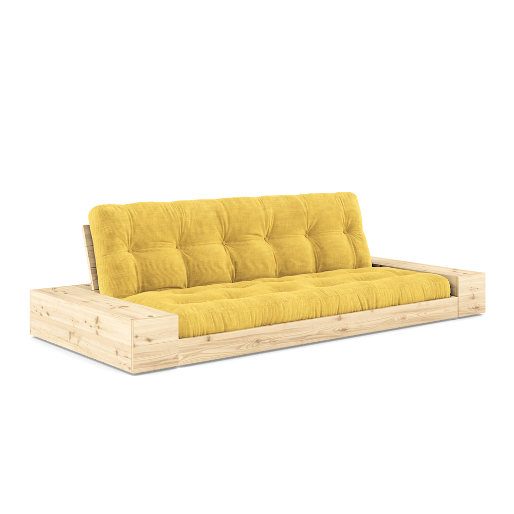 KARUP Rozkládací pohovka BASE s úložným prostorem medová 244 cm