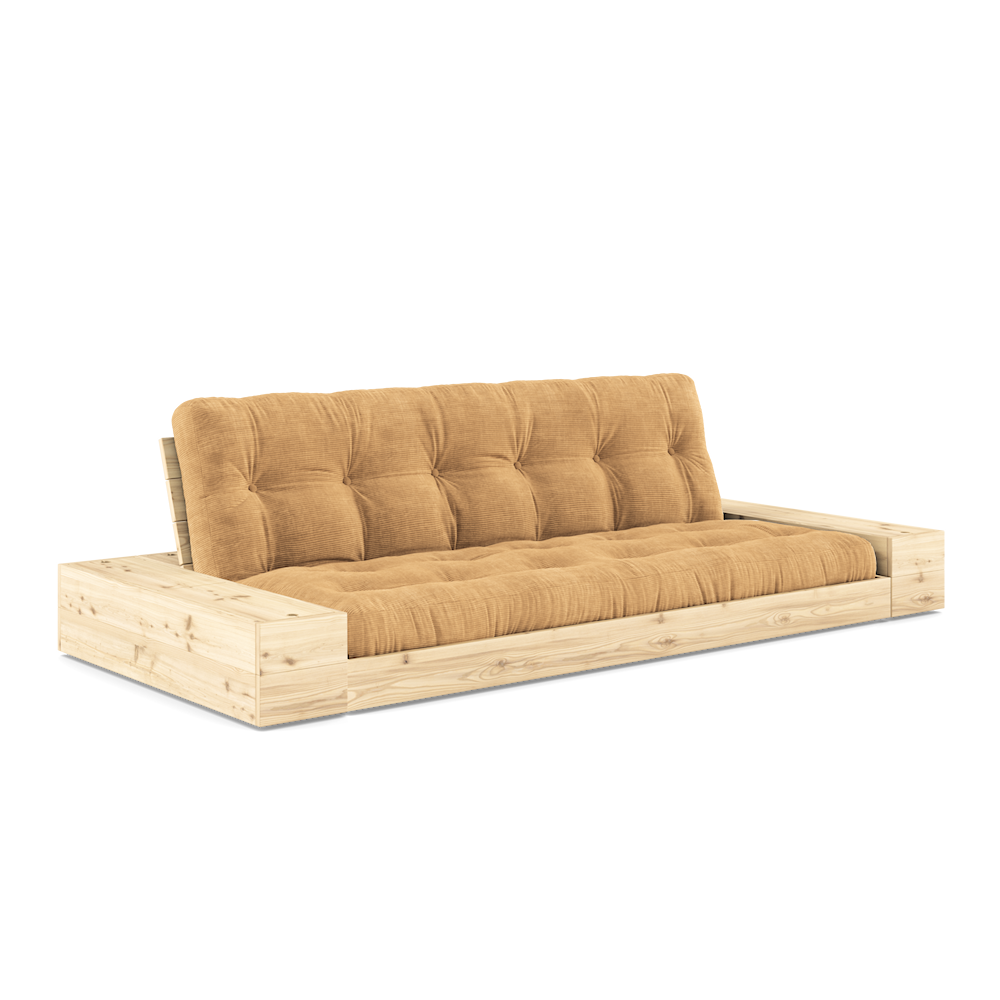 KARUP Rozkládací pohovka BASE s úložným prostorem okrová 244 cm