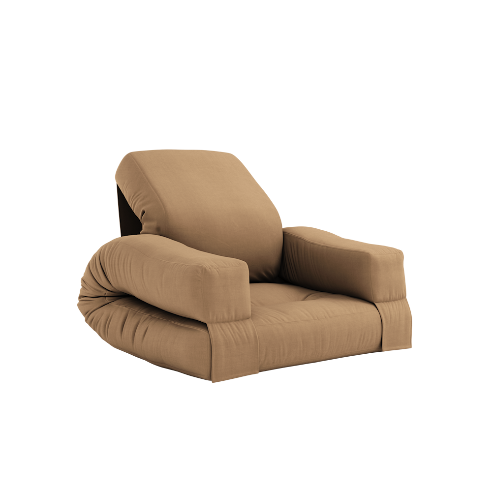 KARUP DESIGN Rozkládací dětské křesílko MINI HIPPO mocca
