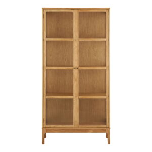 House Nordic Prosklený kabinet ZAMORA 180x90cm dub
