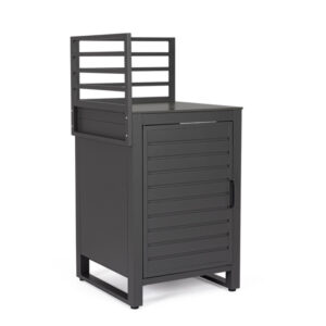 BIZZOTTO Rohový modul zahradní kuchyňské linky ANIA antracit 62x62 cm