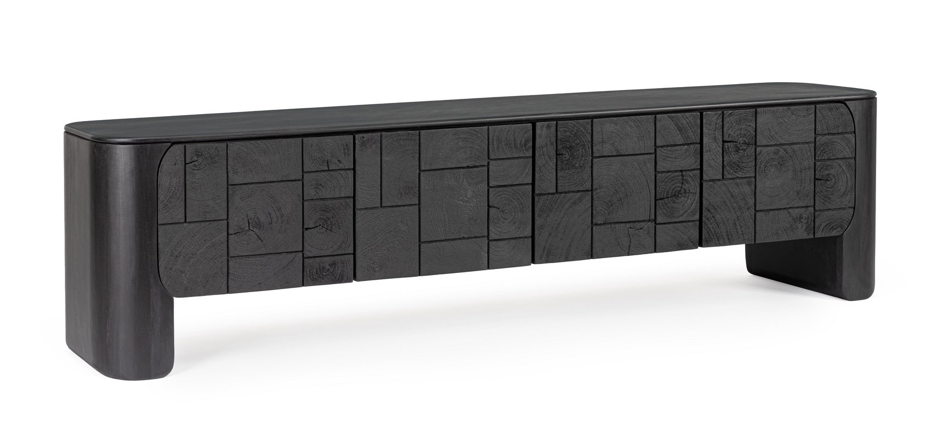 BIZZOTTO TV stolek SINNAR černý 200x50 cm