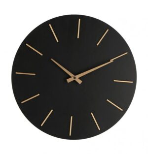 BIZZOTTO Nástěnné hodiny TIMELINE černé 40 cm
