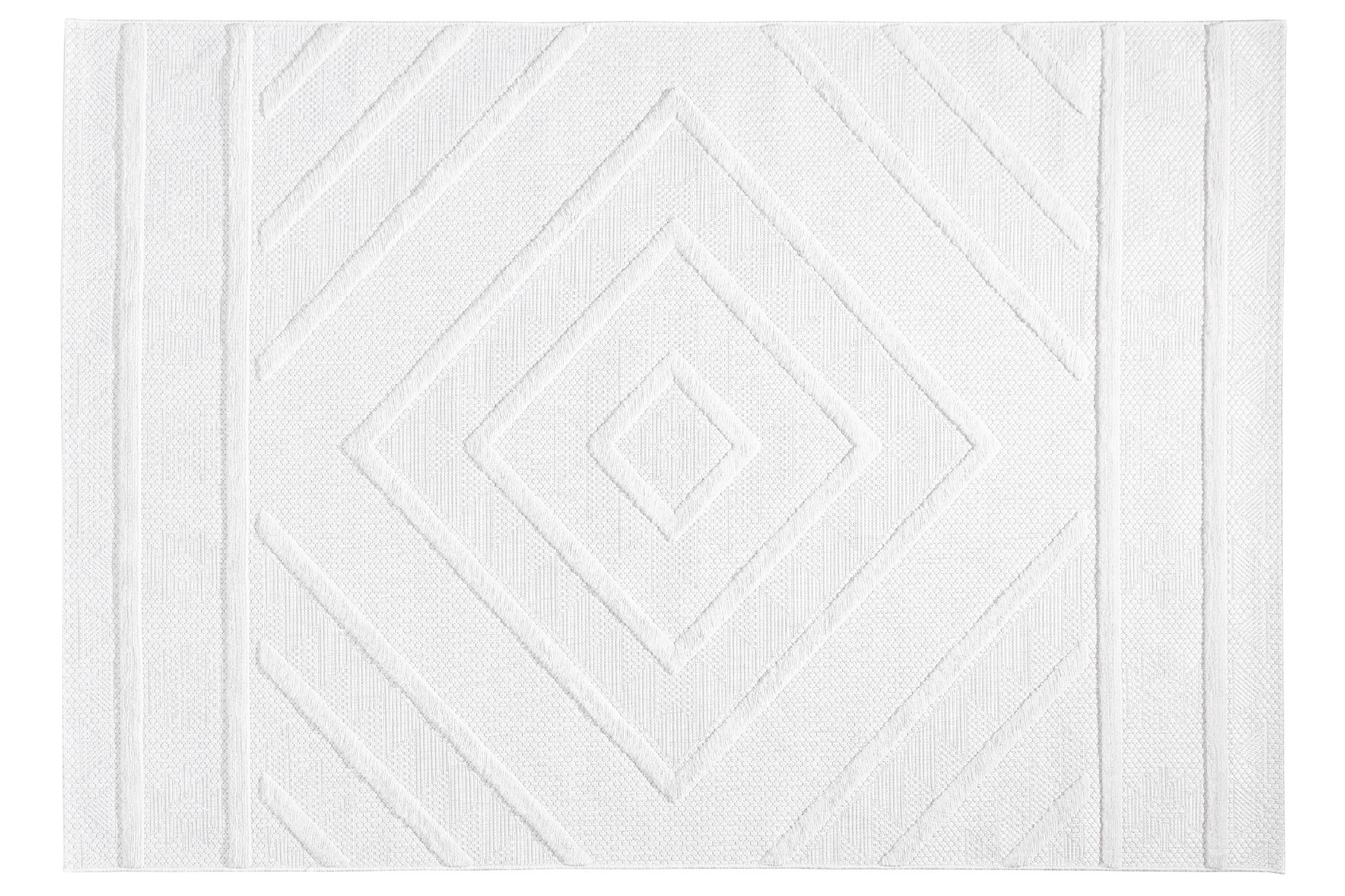 CONCEPTUM HYPNOSE Koberec SILVA bílý 160x230cm čtverce