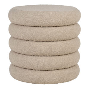 House Nordic Béžový pouf BROOKLYN s úložným prostorem
